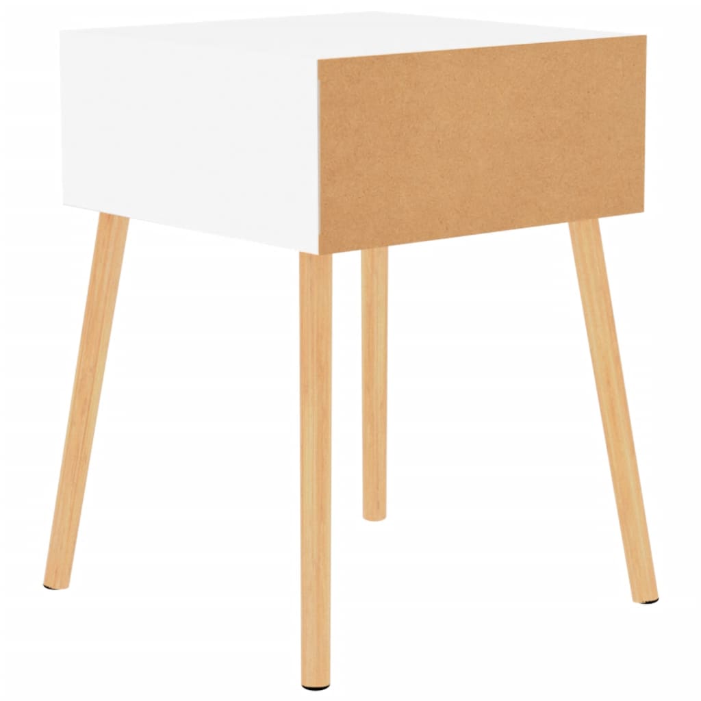 vidaXL Nachttisch Weiß 40x40x56 cm Holzwerkstoff