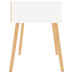 vidaXL Nachttisch Hochglanz-Weiß 40x40x56 cm Holzwerkstoff