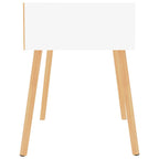 vidaXL Nachttische 2 Stk. Hochglanz-Weiß 40x40x56 cm Holzwerkstoff