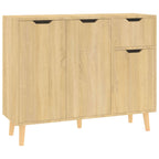 vidaXL Sideboard Sonoma-Eiche 90x30x72 cm Holzwerkstoff
