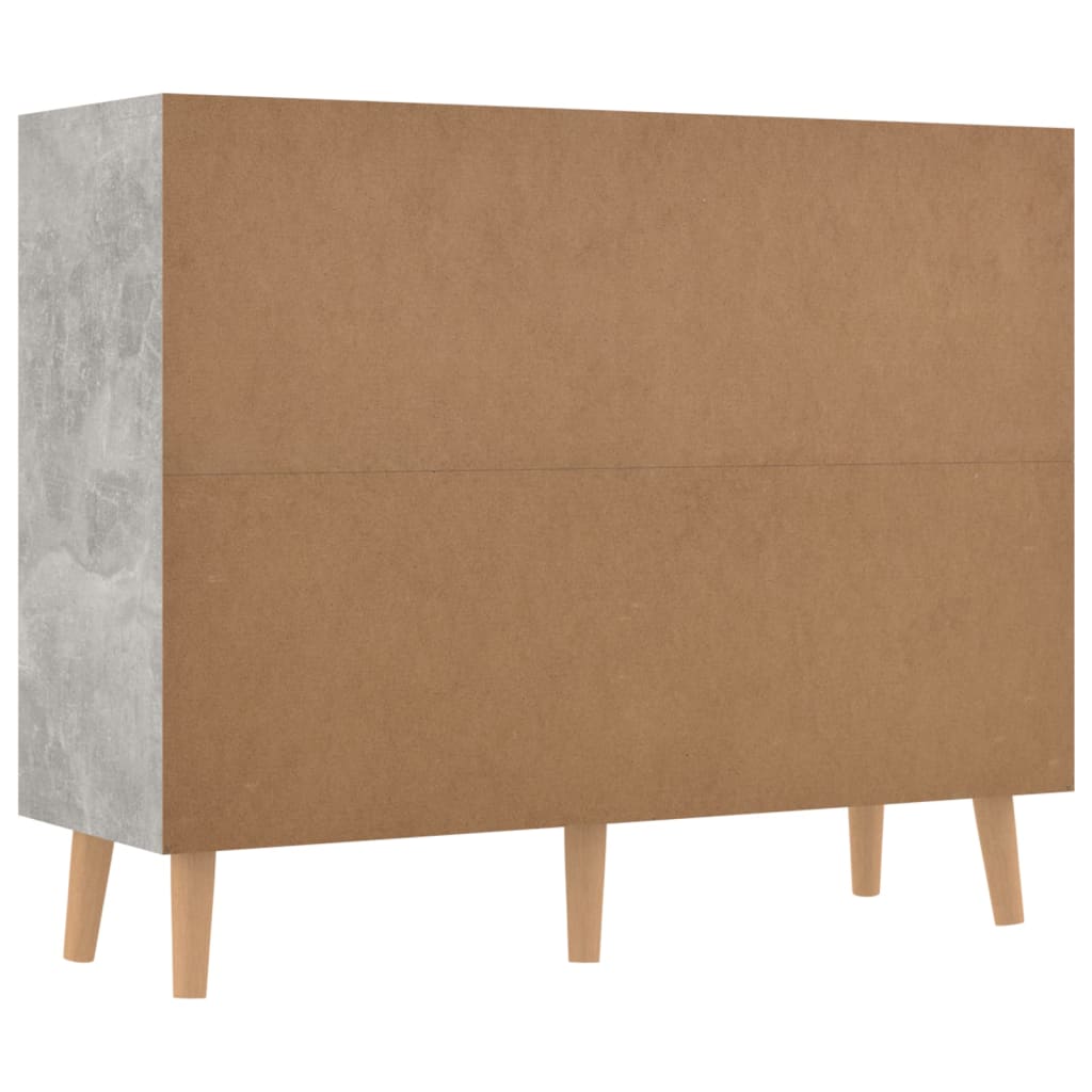 vidaXL Sideboard Betongrau 90x30x72 cm Holzwerkstoff