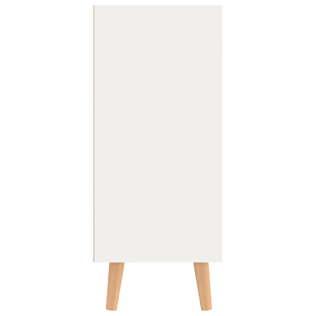 vidaXL Sideboard Weiß und Sonoma-Eiche 90x30x72 cm Holzwerkstoff