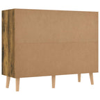 vidaXL Sideboard Räuchereiche 90x30x72 cm Holzwerkstoff