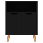 vidaXL Sideboard Hochglanz-Schwarz 60x30x72 cm Holzwerkstoff