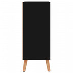 vidaXL Sideboard Hochglanz-Schwarz 60x30x72 cm Holzwerkstoff