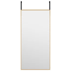 vidaXL Türspiegel Golden 30x60 cm Glas und Aluminium