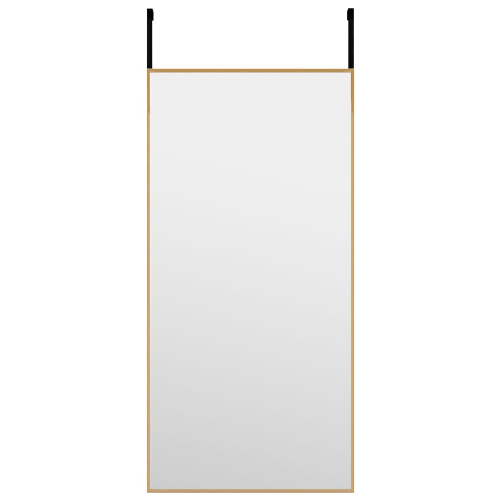vidaXL Türspiegel Golden 30x60 cm Glas und Aluminium
