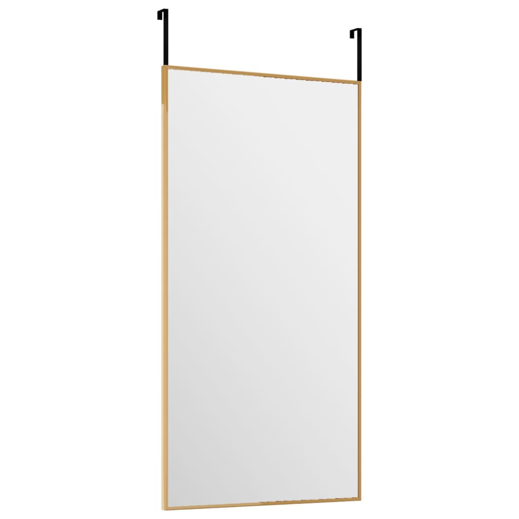 vidaXL Türspiegel Golden 30x60 cm Glas und Aluminium