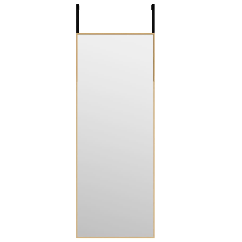 vidaXL Türspiegel Golden 30x60 cm Glas und Aluminium