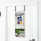 vidaXL Türspiegel Golden 30x60 cm Glas und Aluminium