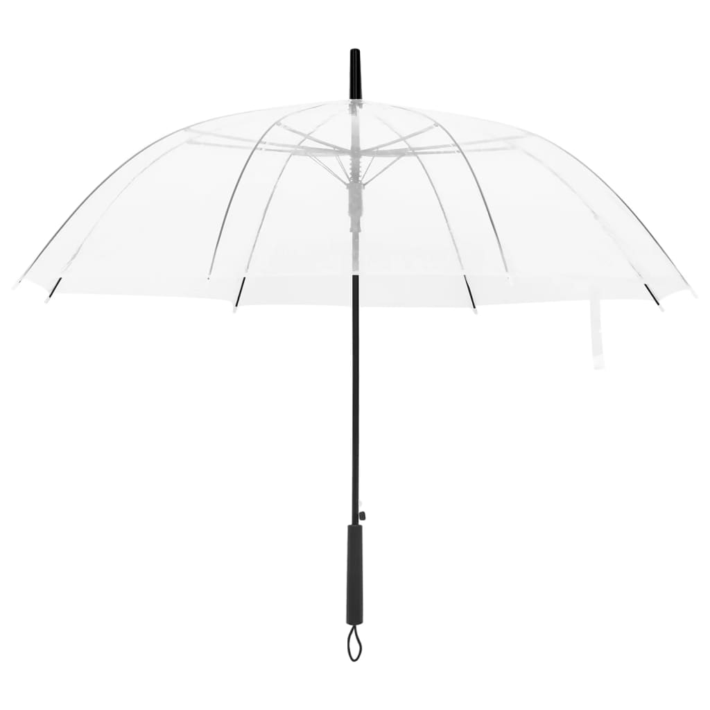 vidaXL Regenschirm Transparent 100 cm