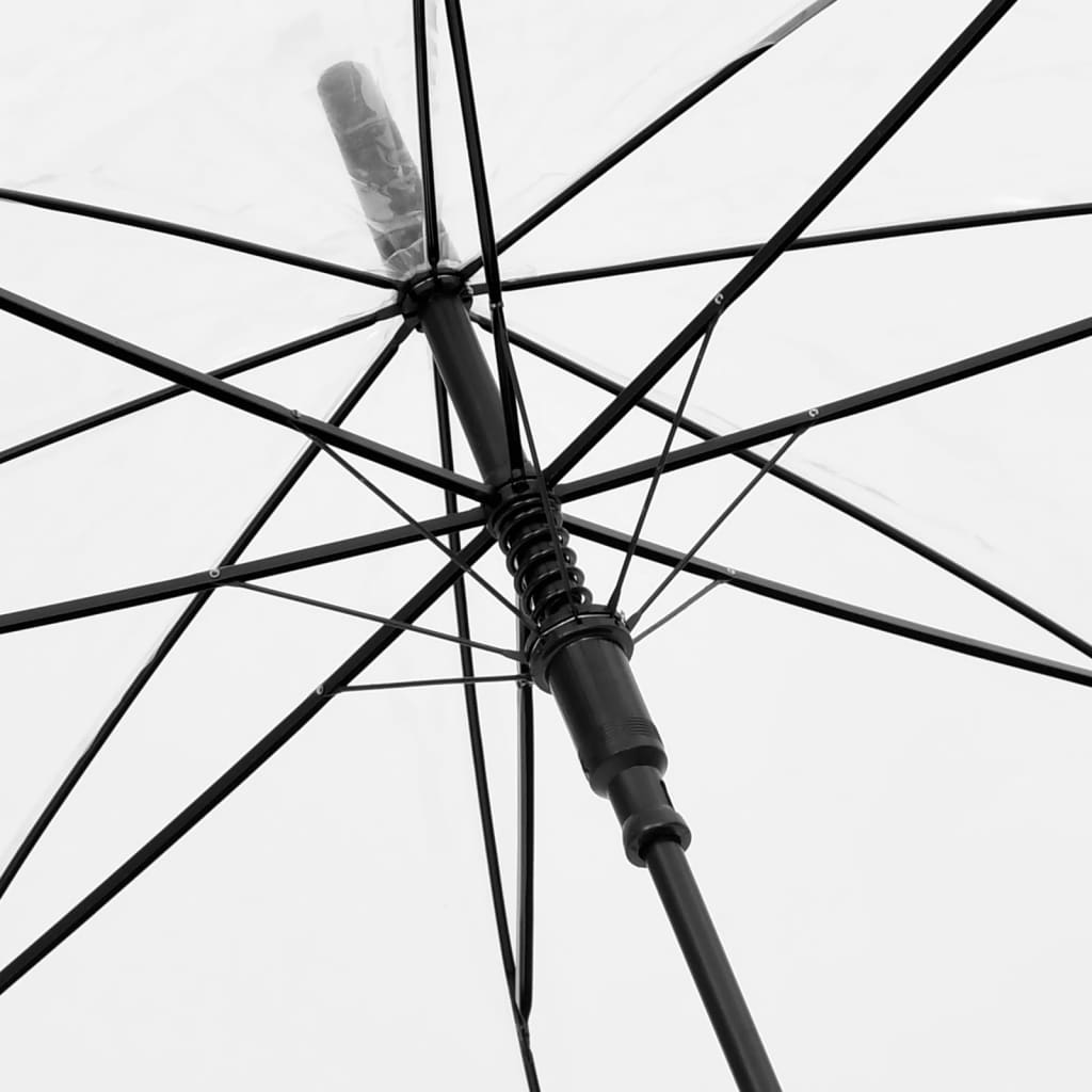 vidaXL Regenschirm Transparent 100 cm