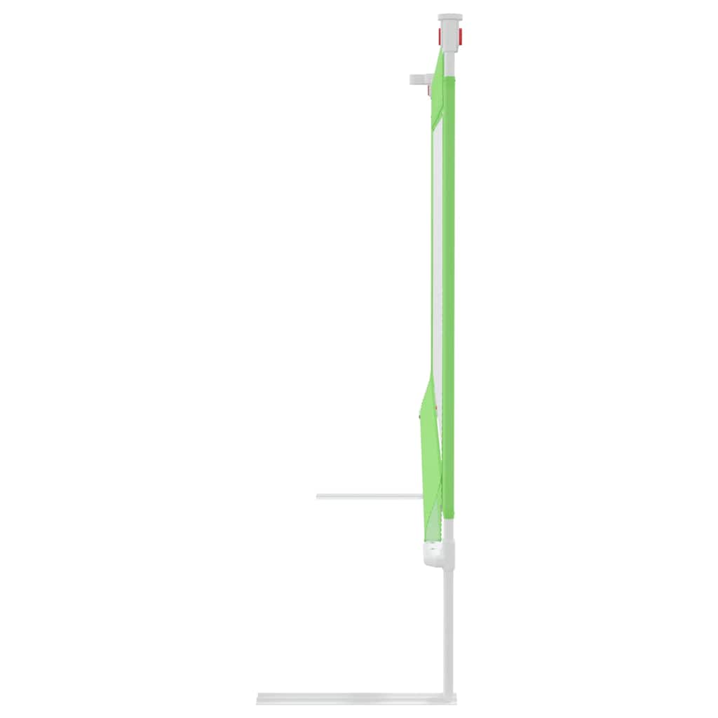 vidaXL Kleinkind-Bettschutzgitter Grün 90x25 cm Stoff