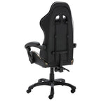 vidaXL Gaming-Stuhl Schwarz und Tarnmuster Kunstleder