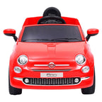 vidaXL Kinder-Elektroauto Fiat 500 Rot