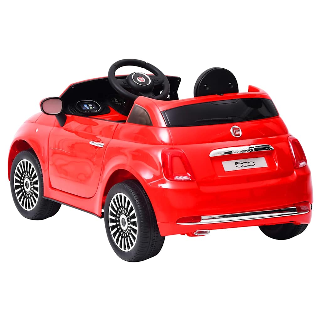 vidaXL Kinder-Elektroauto Fiat 500 Rot