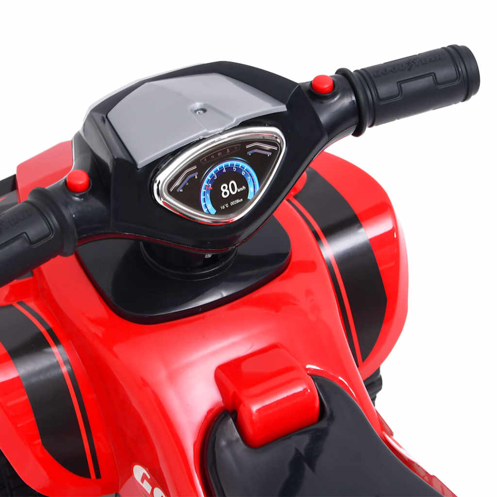 vidaXL Aufsitz-Quad für Kinder Good Year Rot