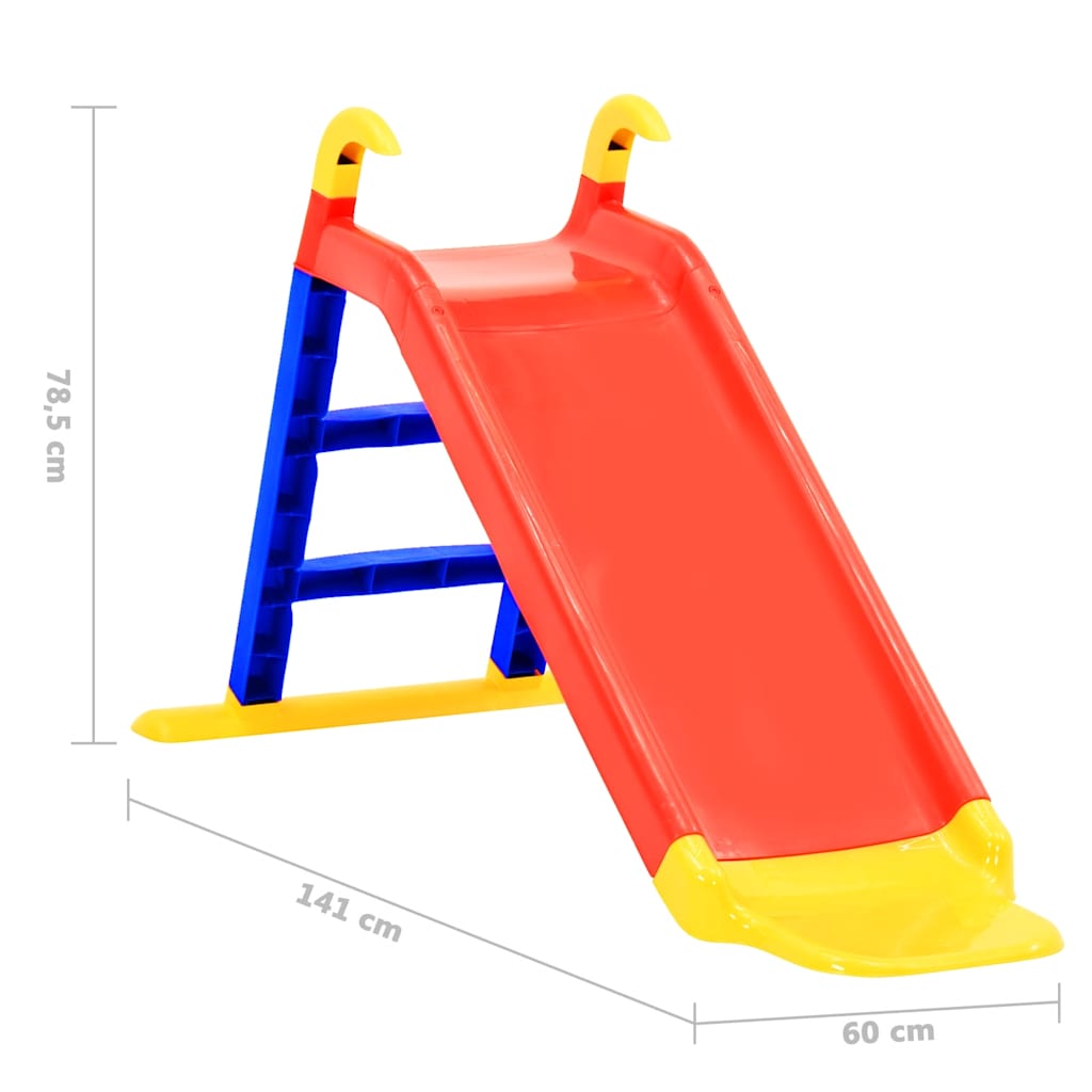 vidaXL Rutsche für Kinder 141 cm PP