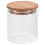 vidaXL Vorratsgläser mit Bambusdeckel 10 Stk. 600 ml