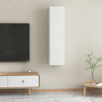 vidaXL TV-Schränke 2 Stk. Weiß 30,5x30x60 cm Holzwerkstoff
