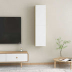 vidaXL TV-Schränke 2 Stk. Weiß Sonoma-Eiche 30,5x30x60cm Holzwerkstoff