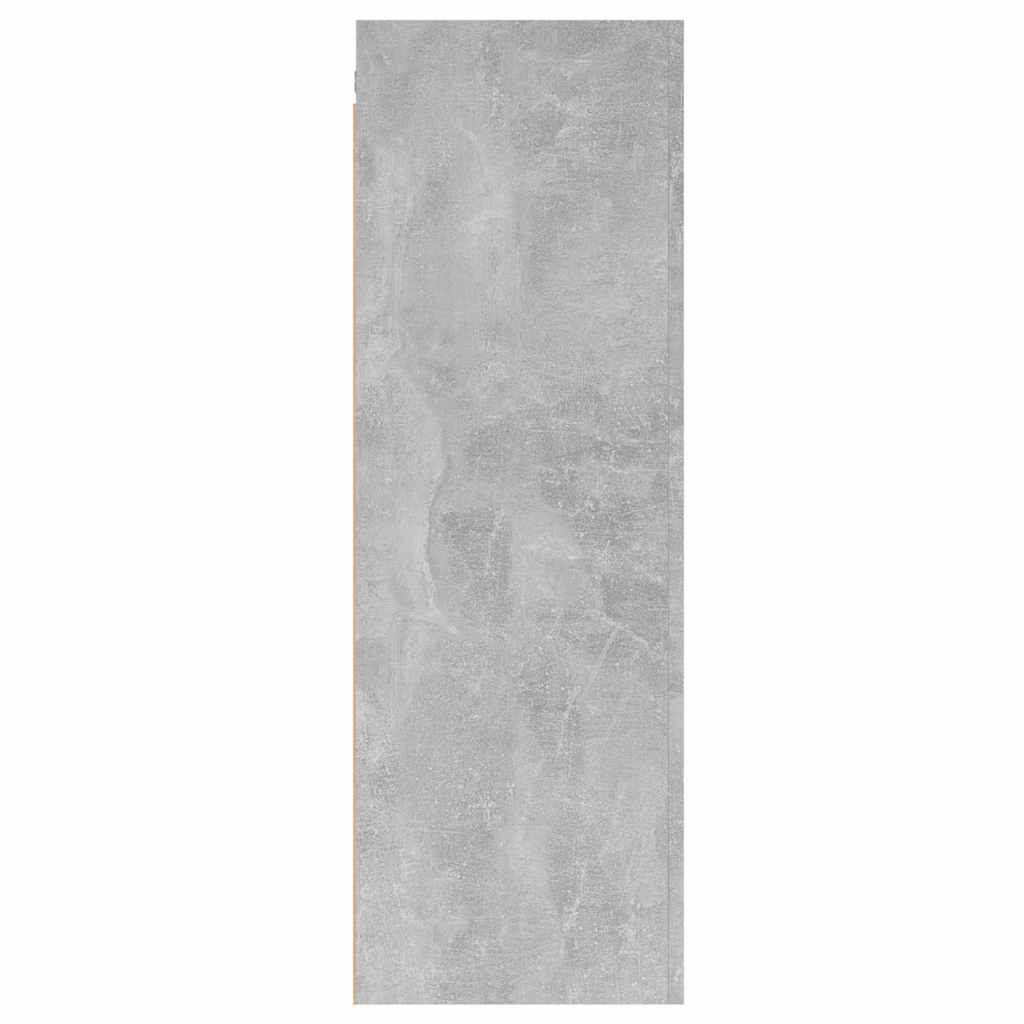 vidaXL TV-Schränke 2 Stk. Betongrau 30,5x30x90 cm Holzwerkstoff