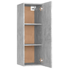 vidaXL TV-Schränke 2 Stk. Betongrau 30,5x30x90 cm Holzwerkstoff