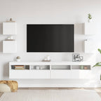 vidaXL TV-Wandschränke 4 Stk. Weiß 30,5x30x30 cm