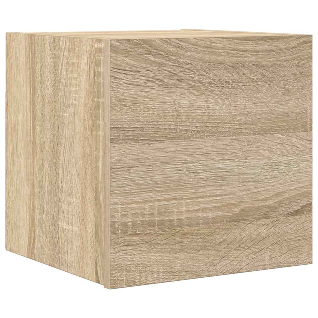 vidaXL TV-Wandschrank Sonoma-Eiche 30,5x30x30 cm