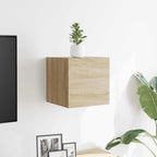 vidaXL TV-Wandschrank Sonoma-Eiche 30,5x30x30 cm