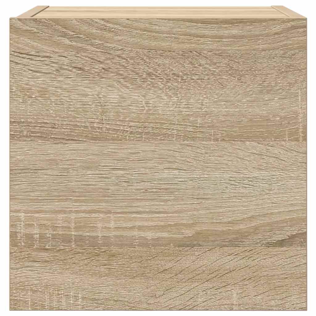 vidaXL TV-Wandschränke 2 Stk. Sonoma-Eiche 30,5x30x30 cm