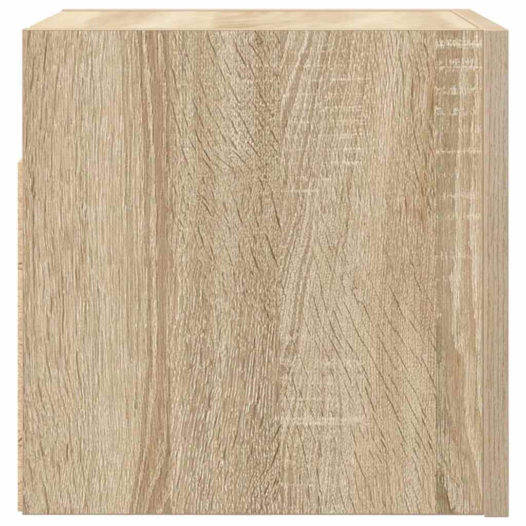 vidaXL TV-Wandschränke 2 Stk. Sonoma-Eiche 30,5x30x30 cm
