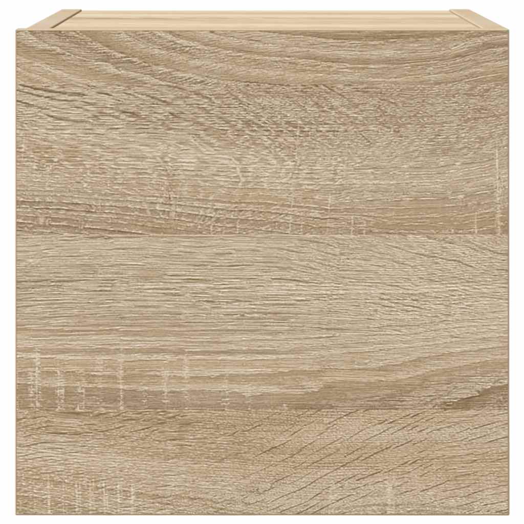 vidaXL TV-Wandschränke 4 Stk. Sonoma-Eiche 30,5x30x30 cm