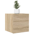 vidaXL TV-Wandschränke 4 Stk. Sonoma-Eiche 30,5x30x30 cm