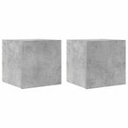 vidaXL TV-Wandschränke 2 Stk. Betongrau 30,5x30x30 cm