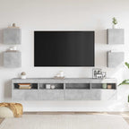 vidaXL TV-Wandschränke 4 Stk. Betongrau 30,5x30x30 cm