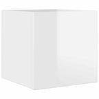 vidaXL TV-Wandschrank Hochglanz-Weiß 30,5x30x30 cm
