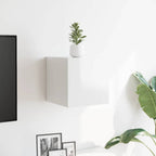 vidaXL TV-Wandschrank Hochglanz-Weiß 30,5x30x30 cm