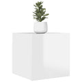 vidaXL TV-Wandschrank Hochglanz-Weiß 30,5x30x30 cm