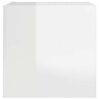 vidaXL TV-Wandschränke 4 Stk. Hochglanz-Weiß 30,5x30x30 cm