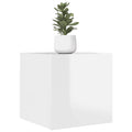 vidaXL TV-Wandschränke 4 Stk. Hochglanz-Weiß 30,5x30x30 cm