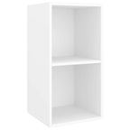 vidaXL TV-Wandschrank Weiß 37x37x72 cm Holzwerkstoff