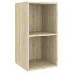 vidaXL TV-Wandschrank Sonoma-Eiche 37x37x72 cm Holzwerkstoff