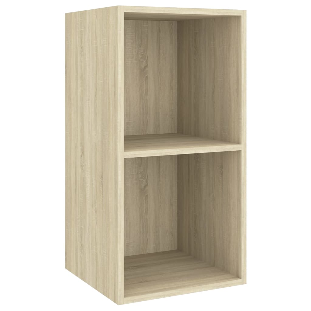 vidaXL TV-Wandschrank Sonoma-Eiche 37x37x72 cm Holzwerkstoff