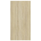vidaXL TV-Wandschrank Sonoma-Eiche und Weiß 37x37x72 cm Holzwerkstoff