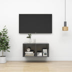 vidaXL TV-Wandschrank Hochglanz-Weiß 37x37x72 cm Holzwerkstoff