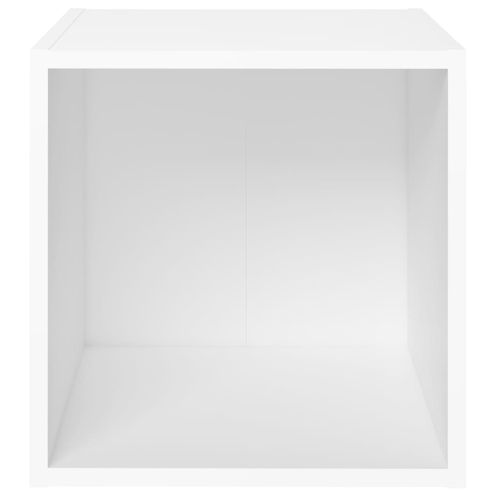 vidaXL TV-Schränke 4 Stk. Weiß 37x35x37 cm Holzwerkstoff