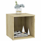 vidaXL TV-Schränke 4 Stk. Sonoma-Eiche 37x35x37 cm Holzwerkstoff