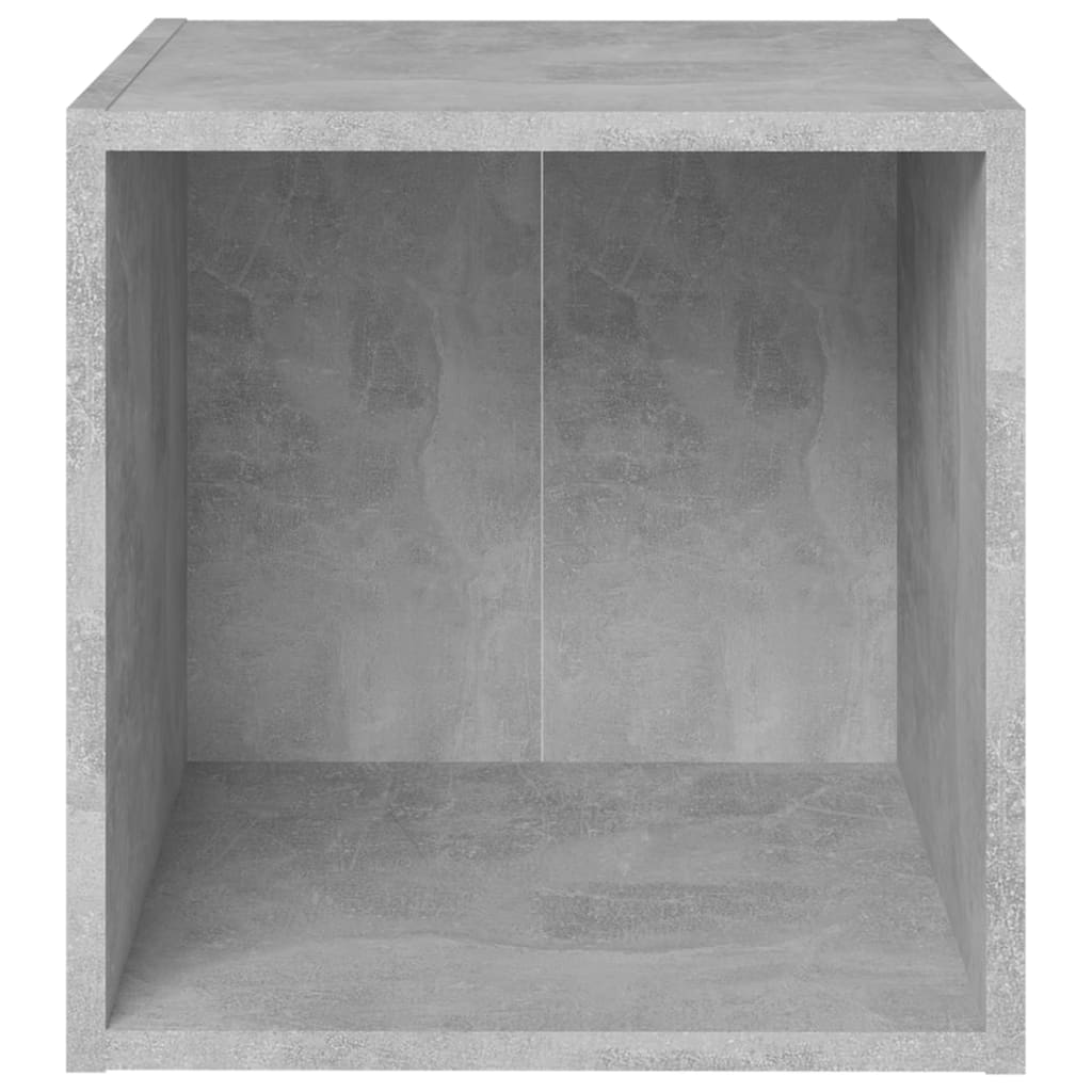 vidaXL TV-Schränke 4 Stk. Betongrau 37x35x37 cm Holzwerkstoff