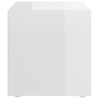 vidaXL TV-Schränke 4 Stk. Hochglanz-Weiß 37x35x37 cm Holzwerkstoff